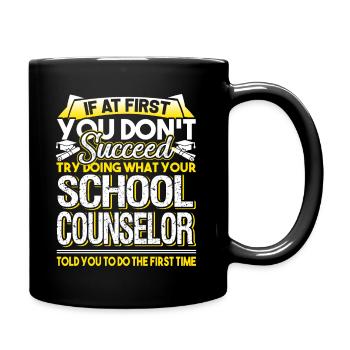School Counselor School Counselor To Do - Full Colour Mug - black - Right