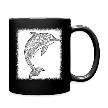 Contexte de l’environnement aquatique des Caraïbes - Mug uni - noir - Droite