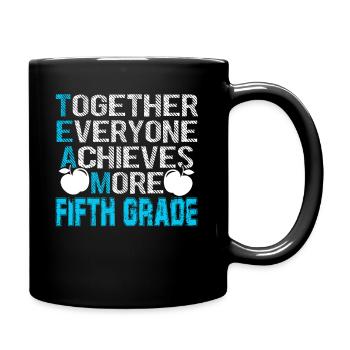 5th Grade Teacher Team 5th Grade - Full Colour Mug - black - Right