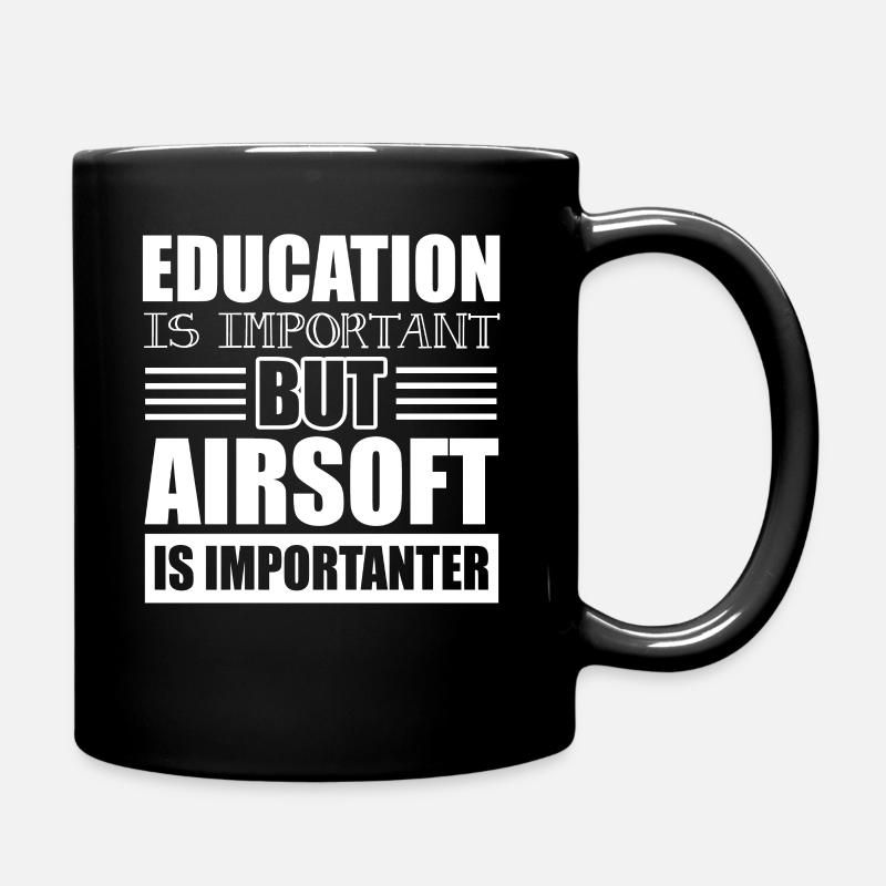 Airsoft Airsoft Is Importanter - Full Colour Mug - black