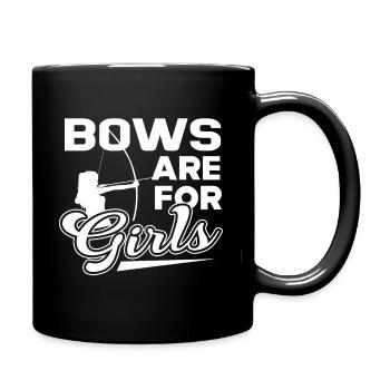 Archery Archery Bows Are For Girl - Full Colour Mug - black - Right