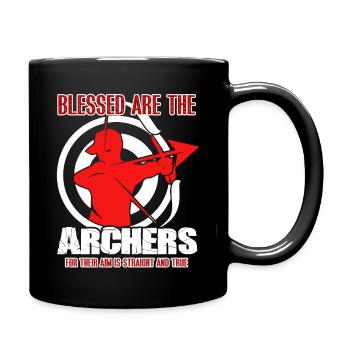 Archery Are The Archers - Full Colour Mug - black - Right