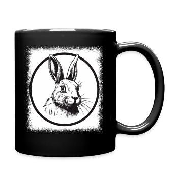 asian sayings bear christian easter bunny tooth - Full Colour Mug - black - Right