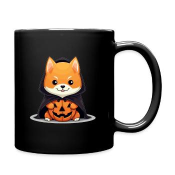 Halloween Design Shiba Inu Design - Full Colour Mug - black - Right