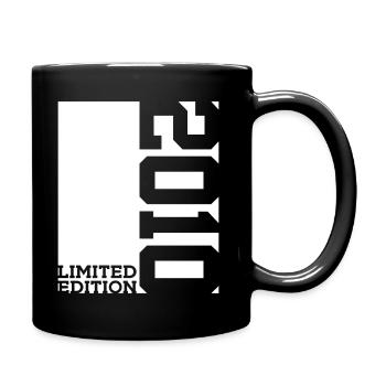 16. GEBURTSTAG LIMITED EDITION 2010 - Tasse einfarbig - Schwarz - Rechts