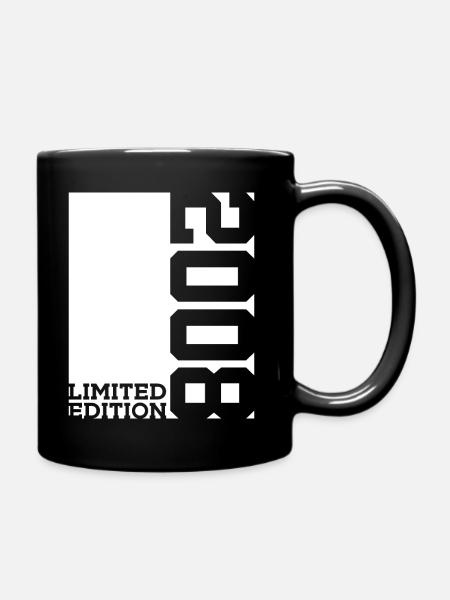 18. GEBURTSTAG LIMITED EDITION 2008 - Tasse einfarbig - Schwarz