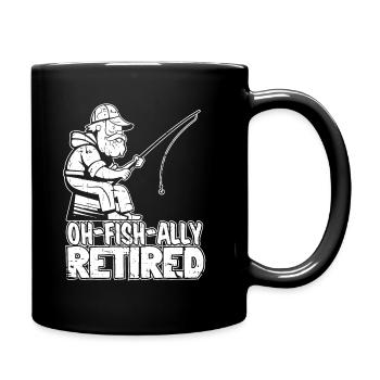 Pension de retraité Ohfishally Retraité - Mug uni - noir - Droite