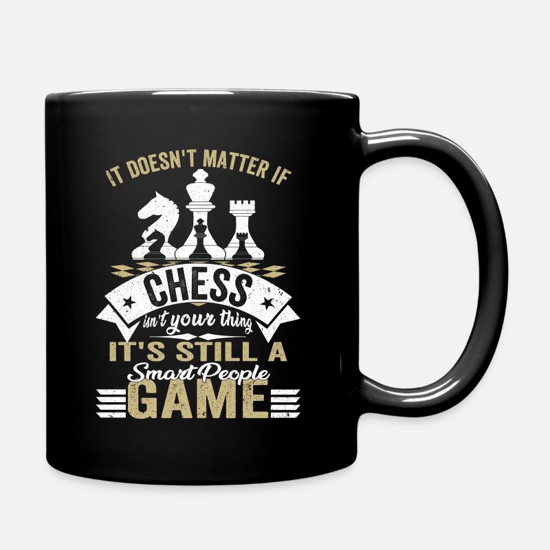 Jeu d’échecs - Jeu d’échecs amusant - Mug uni - noir