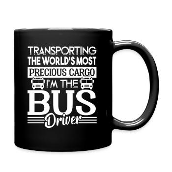 Bus Driver I'm The Bus Driver - Full Colour Mug - black - Right