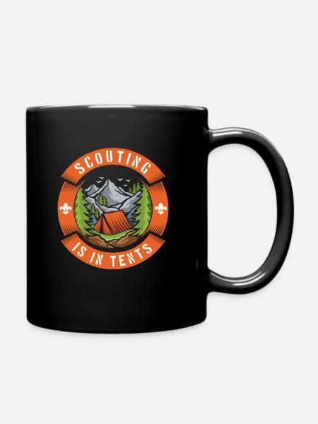 Le scoutisme sous tente scout est dans des tentes - Mug uni - noir