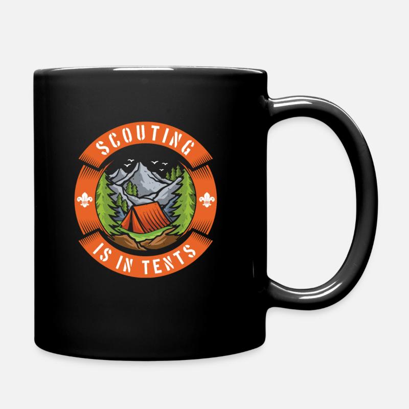 Le scoutisme sous tente scout est dans des tentes - Mug uni - noir