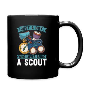 Boy Scout Boy - Full Colour Mug - black - Right