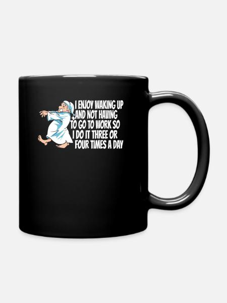 Rentner Rente Lustig - Tasse einfarbig - Schwarz