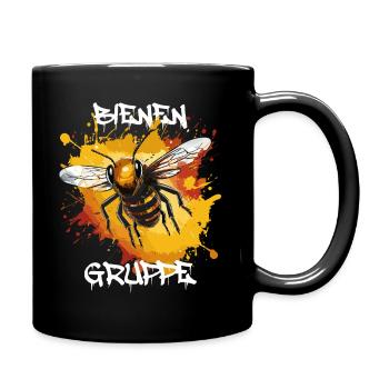 Graffiti Bienengruppe Kindergarten Gruppentier - Tasse einfarbig - Schwarz - Rechts
