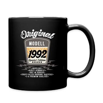 Modell 1992 - Tasse einfarbig - Schwarz - Rechts