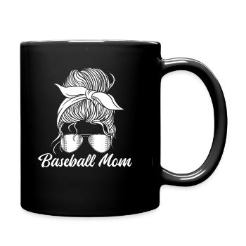 Honkbal Honkbal Moeder - Mok uni - zwart - Rechts