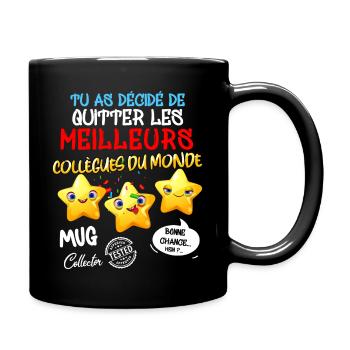 Mug Humour Bonne Chance Collègue Départ - Mug uni - noir - Droite