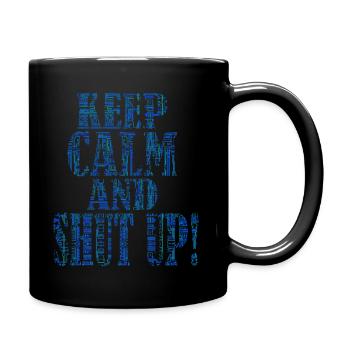 Restez calme et taisez-vous - IT Support Helpdesk Admin - Mug uni - noir - Droite
