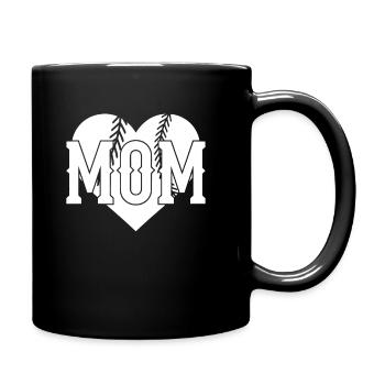 Baseball Mom Baseball Mom - Full Colour Mug - black - Right