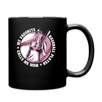 Baseball Mom Baseball Mom - Full Colour Mug - black - Right