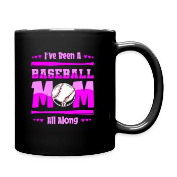 Baseball Mom Baseball Mom - Full Colour Mug - black - Right