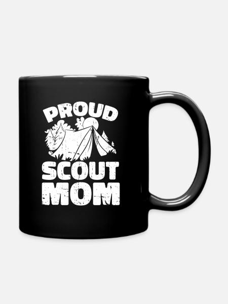 Maman scoute fière maman scoute - Mug uni - noir