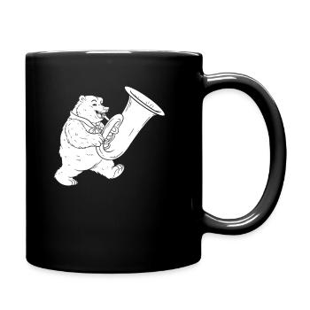 Fanfare Procession Tuba - Full Colour Mug - black - Right