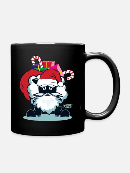 Der Weihnachtsmann? - Tasse einfarbig - Schwarz