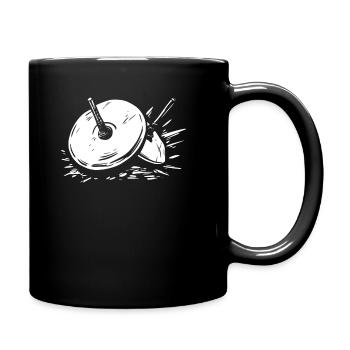 Train de ventilateurs Spielmannszug - Mug uni - noir - Droite
