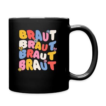 Bachelorette Party Jga - Tasse einfarbig - Schwarz - Rechts