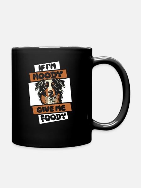 Berner Sennenhund Lustig - Tasse einfarbig - Schwarz