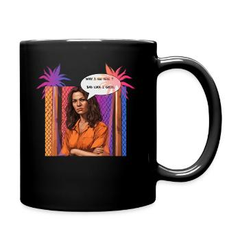 I AM IN PRISON - BAD LUCK I GUESS - Tasse einfarbig - Schwarz - Rechts
