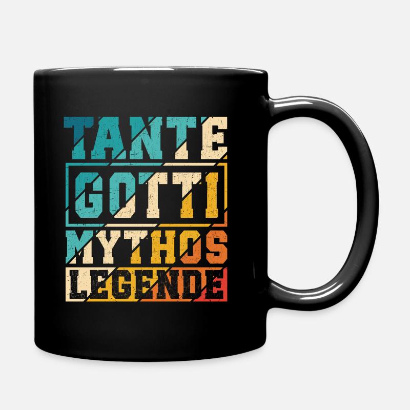 Tante & Gotti - Tasse einfarbig - Schwarz