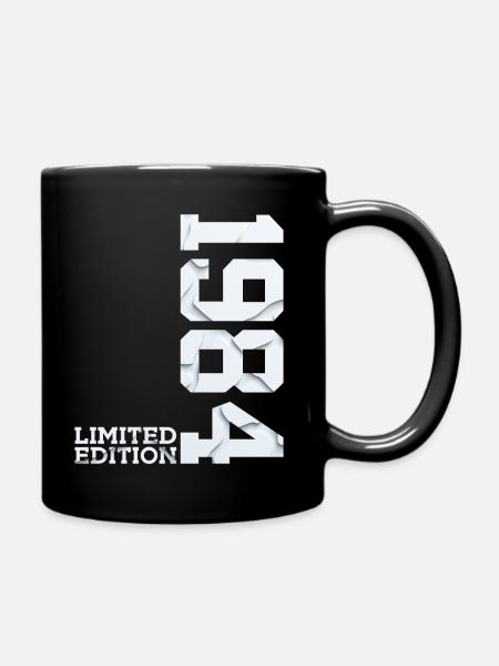 42. GEBURTSTAG LIMITED EDITION 1984 - Tasse einfarbig - Schwarz