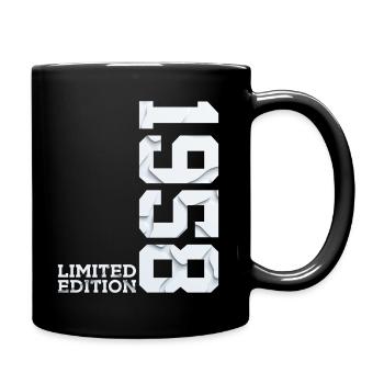 68TH BIRTHDAY LIMITED EDITION 1958 - Full Colour Mug - black - Right