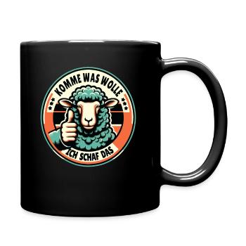 Motivation Geschenk Prüfung Schule Abitur Sprüche - Tasse einfarbig - Schwarz - Rechts
