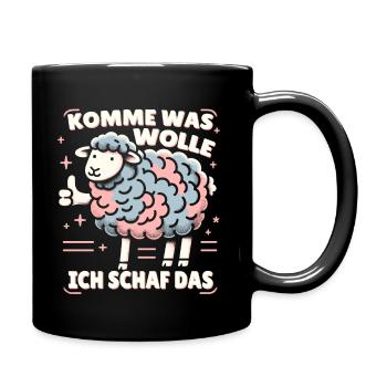 Motivation Geschenk Prüfung Schule Abitur Sprüche - Tasse einfarbig - Schwarz - Rechts