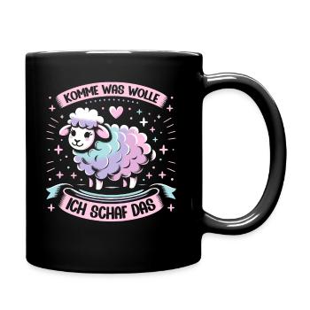 Motivation Geschenk Prüfung Schule Abitur Sprüche - Tasse einfarbig - Schwarz - Rechts