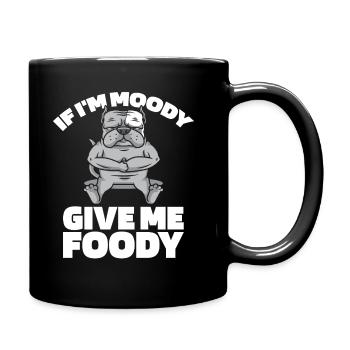 American Bully Drôle Si Je Suis De Mauvaise Humeur Donnez-Moi Gourmand - Mug uni - noir - Droite