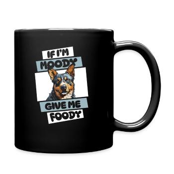 Chien de bovin australien drôle - Mug uni - noir - Droite