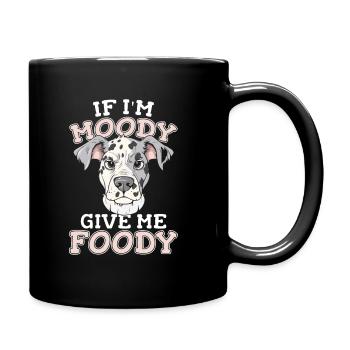 Dalmatien Drôle Si Je Suis De Mauvaise Humeur Donnez-Moi Gourmand - Mug uni - noir - Droite