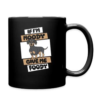 Dachshund Dachshund Funny - Full Colour Mug - black - Right