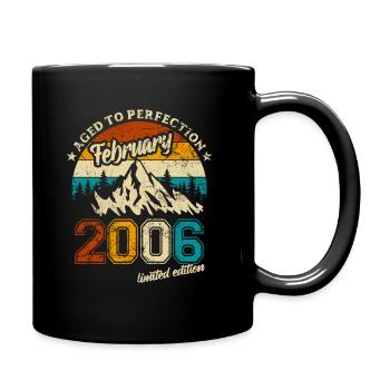 Édition limitée février 2006 18e anniversaire - Mug uni - noir - Droite