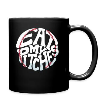 Baseball Funny - Full Colour Mug - black - Right