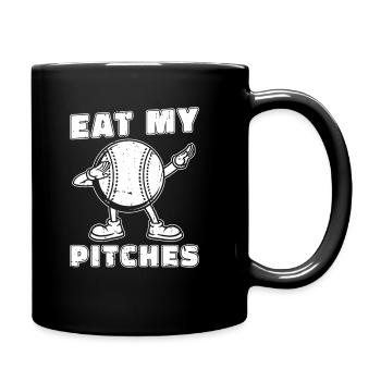 Baseball Funny - Full Colour Mug - black - Right