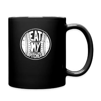 Baseball Funny - Full Colour Mug - black - Right