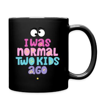 Normal as can be ... - Full Colour Mug - black - Right