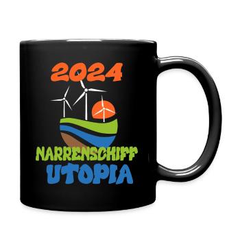 Ship of Fools Utopia 2024 - Dates - Full Colour Mug - black - Right