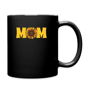 Sonnenblumen Mama Mutter Sunflower Mom - Full Colour Mug - black - Right