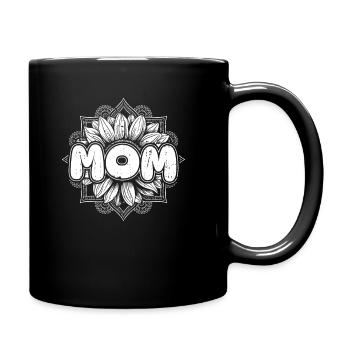 Sonnenblumen Mama Mutter Maman tournesol - Mug uni - noir - Droite